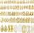 42 Pairs Gold Hoop Earrings Set for Women